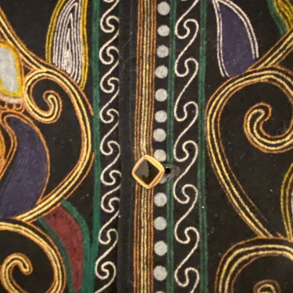 Pabst Blue Ribbon Womens Vest Beautiful Velvet Print w Elephants / Size XXL - Picture 12 of 14